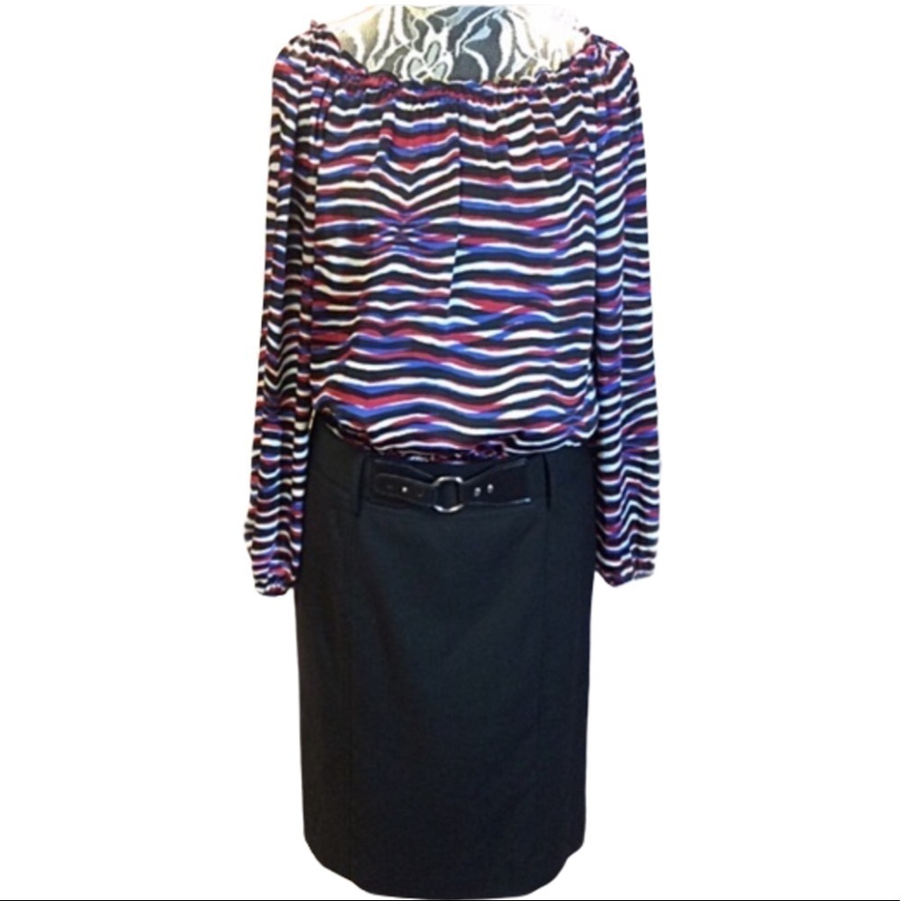 SZ 8 AXCESS BY LIZ CLAIBORNE BLACK SKIRT